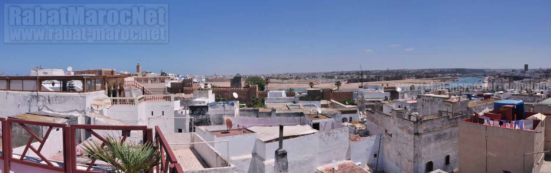 oudayas medina bouregreg depuis terrase dar el osra