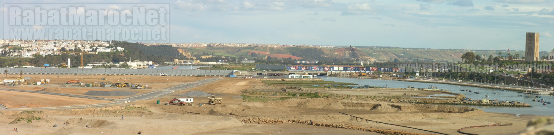 2008 trace de bab al bahr amenagement des berges bouregreg rive droite