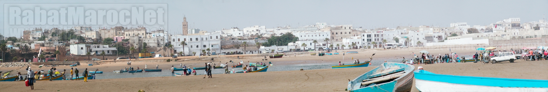 arrivee des pecheurs de sale sur la rive droite du bouregreg face au mellah de rabat
