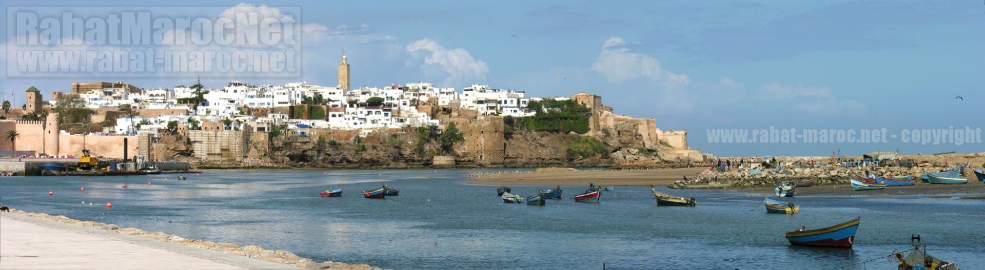 oudayas quais bouregreg et ancienne jetee sale