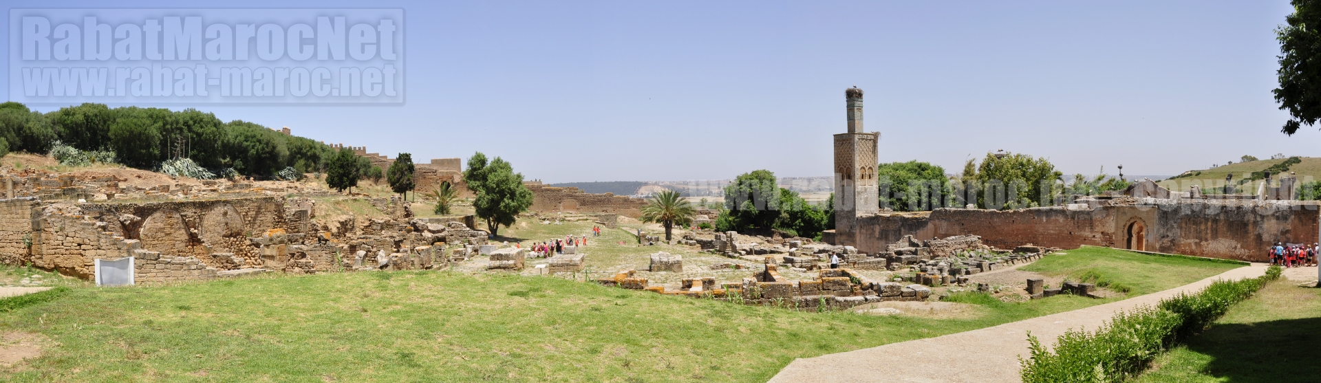 chellah ruines antiques minaret