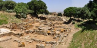 Panorama ruines romaines chellah