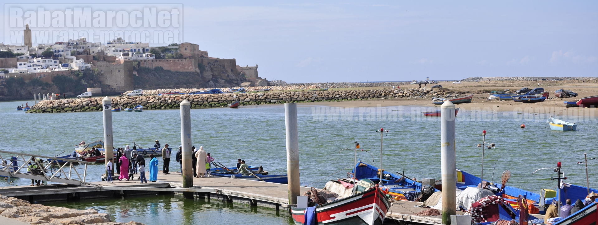 quais traversee bouregreg barcasse