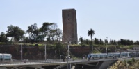 Tour Hassan, pont Moulay Hassan, tramway, aucune incohérence dans ce paysage urbain !