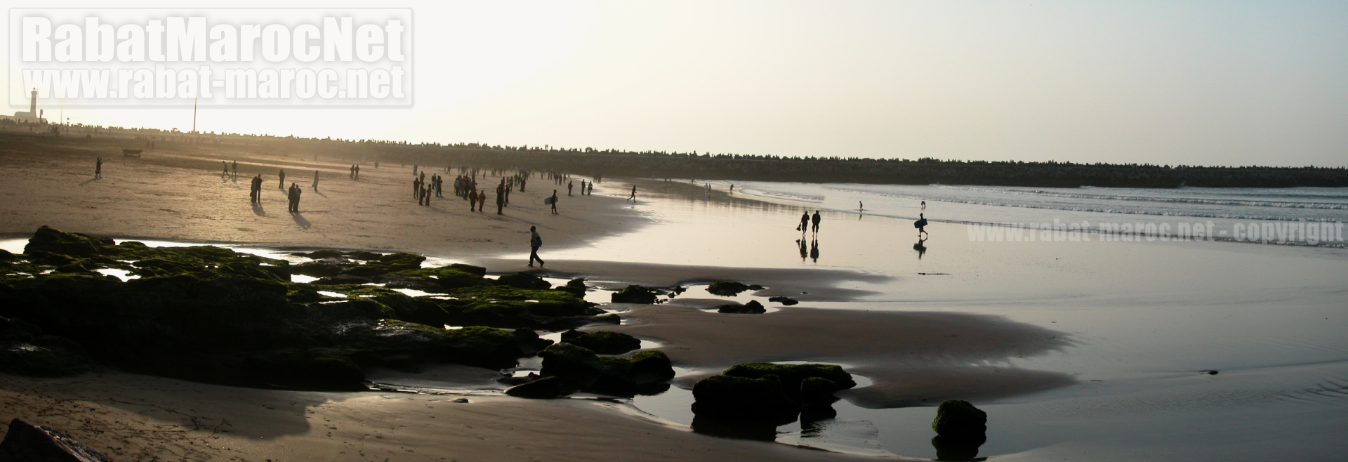 oudayas plage soir tombant