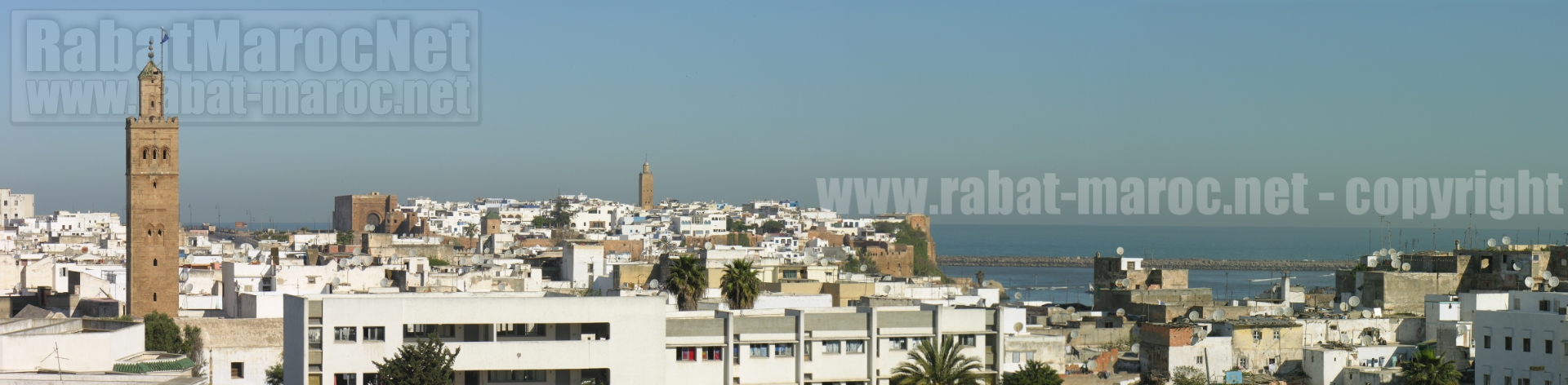 2005 medina mosquee bab el kbir sur fond des oudayas