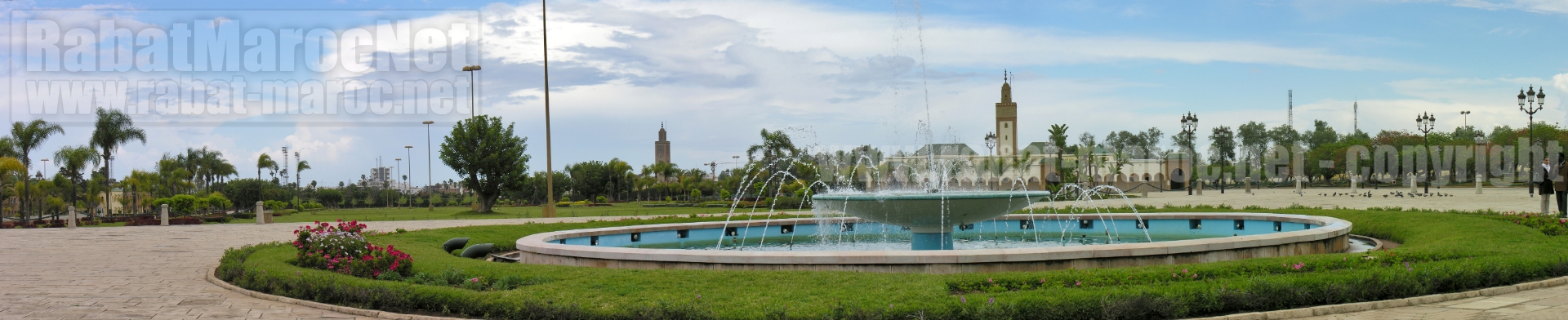 2008 mechouar fontaine al fhas et as sounna en fond fontaine jet eau