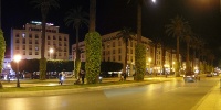 L'avenue Mohammed V, l'hôtel Balima.
