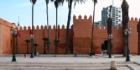 Bab El Had et le début de l'avenue Hassan II (anciennement Boulevard Joffre).